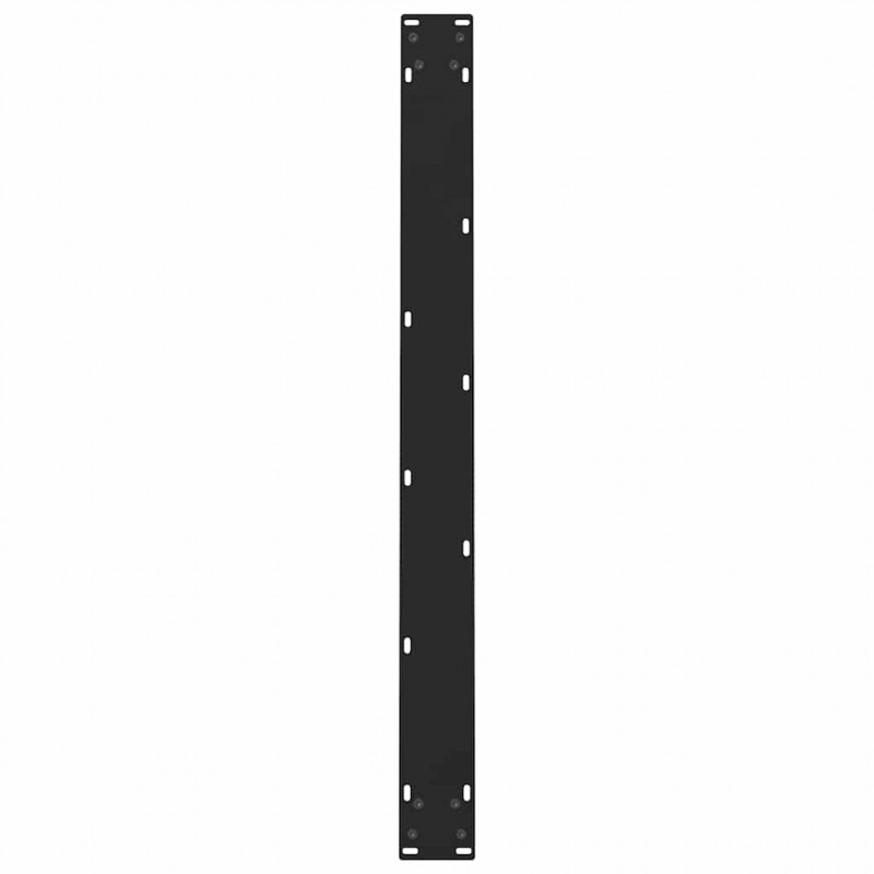 Nogi do stołu jadalnego czarne 2 szt. 90x(72-73) cm stal