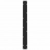 Nogi do stołu jadalnego czarne 2 szt. 90x(72-73) cm stal