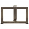 Nogi do stolika kawowego w kształcie litery T 2 szt. Czarne 40x25x(30-31) cm Stal