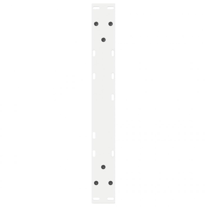 Nogi do stolika kawowego 2 szt. Białe 50x(42-43,3) cm Stal