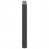 Nogi do stołu jadalnego Antracyt 2 szt. 90x(72-73) cm Stal