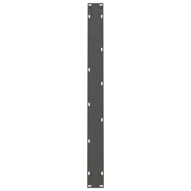 Nogi do stołu jadalnego Antracyt 2 szt. 90x(72-73) cm Stal