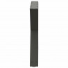 Nogi do stolika kawowego 2 szt. Antracyt 50x(42-43,3) cm Stal