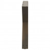 Nogi do stolika kawowego 2 szt. Naturalna stal 50x(42-43,3) cm Stal