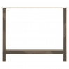 Nogi do stołu jadalnego Naturalna stal 2 szt. 90x(72-73) cm Stal