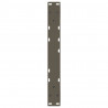 Nogi do stolika kawowego 2 szt. Naturalna stal 50x(42-43,3) cm Stal