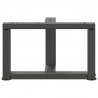 Nogi do stolika kawowego w kształcie litery T 2 szt. Antracyt 50x25x(30-31) cm Stal