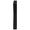 Nogi do stolika kawowego 2 szt. Czarne 60x(42-43,3) cm Stal