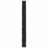 Nogi do stołu jadalnego czarne 2 szt. 100x(72-73) cm stal