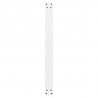 Nogi do stołu jadalnego białe 2 szt. 100x(72-73) cm stal