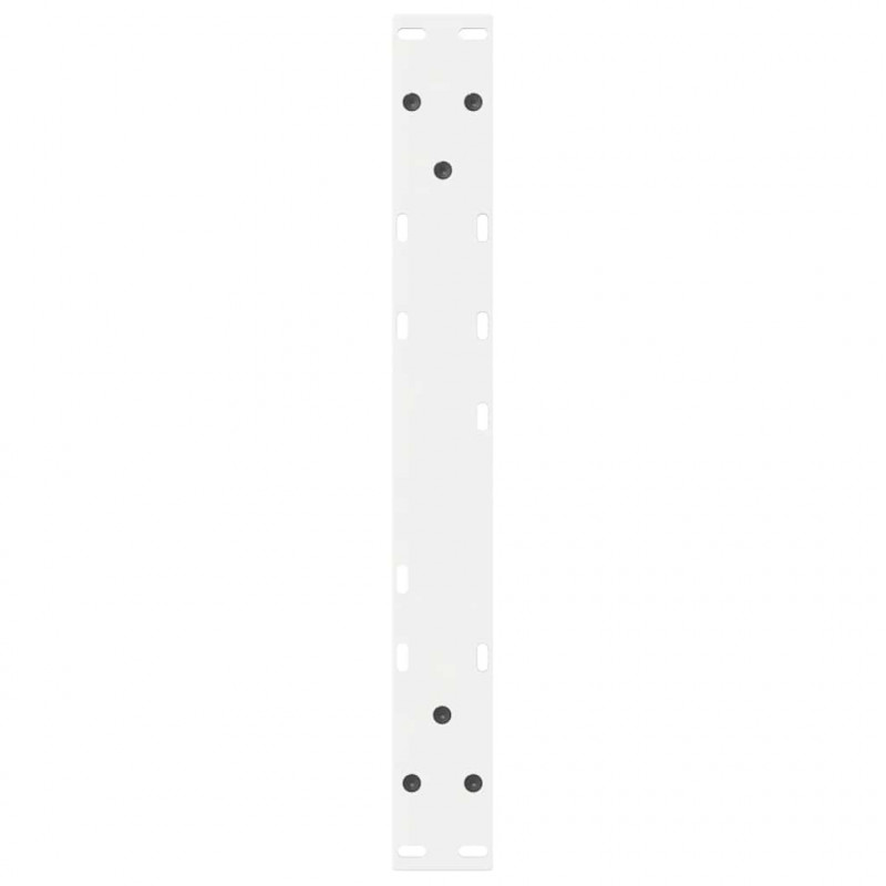 Nogi do stolika kawowego 2 szt. Białe 60x(42-43,3) cm Stal