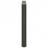 Nogi do stołu jadalnego Antracyt 2 szt. 100x(72-73) cm Stal