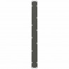 Nogi do stołu jadalnego Antracyt 2 szt. 100x(72-73) cm Stal