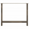 Nogi do stołu jadalnego Naturalna stal 2 szt. 100x(72-73) cm Stal