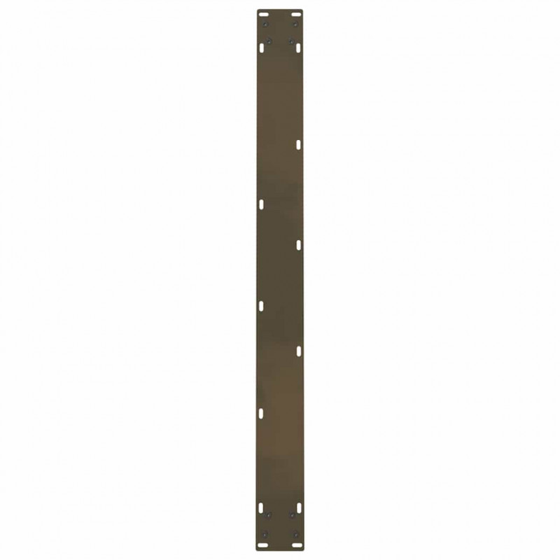 Nogi do stołu jadalnego Naturalna stal 2 szt. 100x(72-73) cm Stal