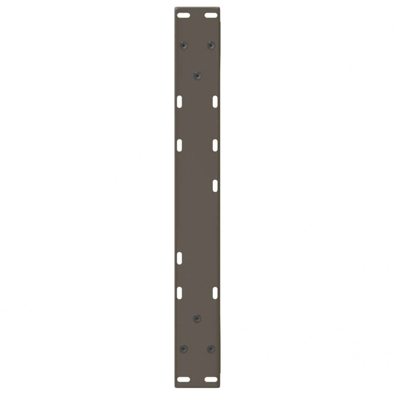 Nogi do stolika kawowego 2 szt. Naturalna stal 60x(42-43,3) cm Stal