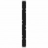 Nogi do stolika kawowego 2 szt. Czarne 70x(42-43,3) cm Stal