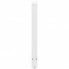 Nogi do stołu barowego białe 2 szt. 40x(90-91) cm stal