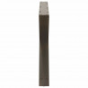 Nogi do stolika kawowego 2 szt. Naturalna stal 70x(42-43,3) cm Stal