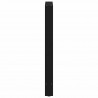 Nogi do stołu barowego czarne 2 szt. 50x(90-91) cm stal