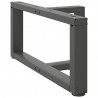 Nogi do stolika kawowego w kształcie litery T 2 szt. Antracyt 70x25x(30-31) cm Stal