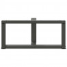 Nogi do stolika kawowego w kształcie litery T 2 szt. Antracyt 70x25x(30-31) cm Stal