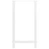 Nogi do stołu barowego białe 2 szt. 50x(90-91) cm stal