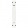 Nogi do stołu jadalnego 2 szt. Białe 50x(72-73,3) cm Stal