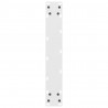 Nogi do stołu barowego białe 2 szt. 50x(90-91) cm stal