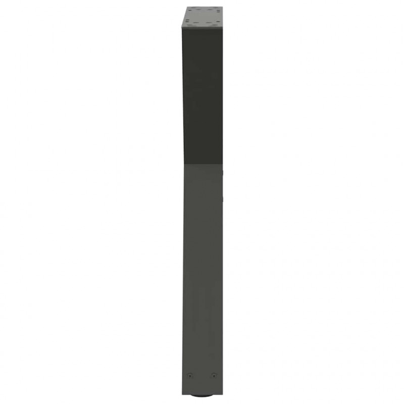 Nogi do stołu jadalnego 2 szt. Antracyt 50x(72-73,3) cm Stal