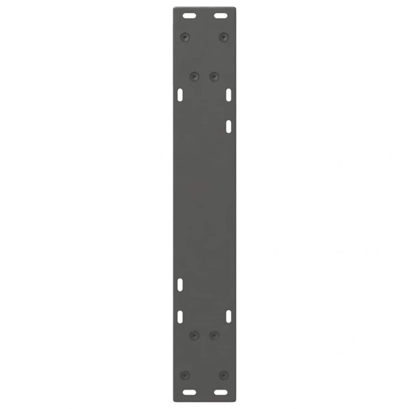 Nogi do stołu jadalnego 2 szt. Antracyt 50x(72-73,3) cm Stal