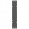 Nogi do stołu jadalnego 2 szt. Antracyt 50x(72-73,3) cm Stal