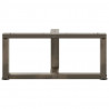 Nogi do stolika kawowego w kształcie litery T 2 szt. Czarne 70x25x(30-31) cm Stal