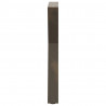 Nogi do stołu jadalnego 2 szt. Naturalna stal 50x(72-73,3) cm Stal