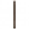 Nogi do stołu barowego Naturalna stal 2 szt. 50x(90-91) cm Stal