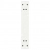 Nogi do stołu jadalnego 2 szt. Białe 60x(72-73,3) cm Stal