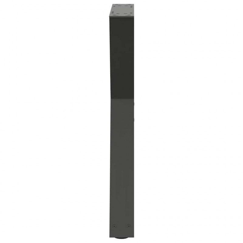 Nogi do stołu jadalnego 2 szt. Antracyt 60x(72-73,3) cm Stal