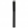 Nogi do stołu jadalnego 2 szt. Antracyt 60x(72-73,3) cm Stal