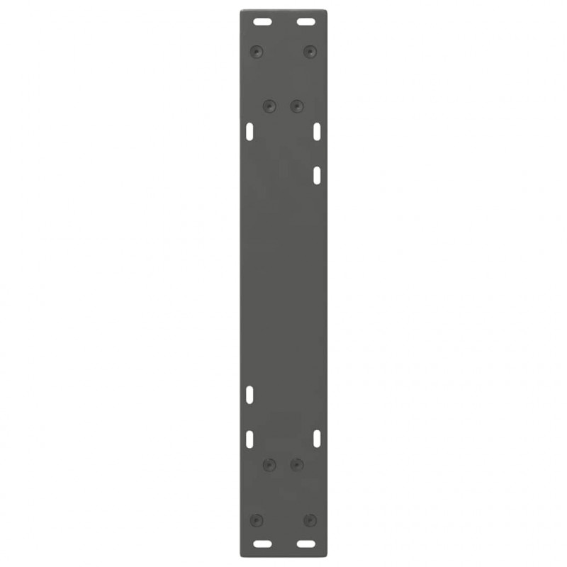 Nogi do stołu jadalnego 2 szt. Antracyt 60x(72-73,3) cm Stal