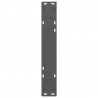 Nogi do stołu jadalnego 2 szt. Antracyt 60x(72-73,3) cm Stal