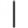 Nogi do stołu barowego Antracyt 2 szt. 60x(90-91) cm Stal