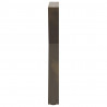 Nogi do stołu jadalnego 2 szt. Naturalna stal 60x(72-73,3) cm Stal