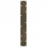Nogi do stołu barowego Naturalna stal 2 szt. 60x(90-91) cm Stal