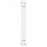 Nogi do stołu jadalnego 2 szt. Białe 70x(72-73,3) cm Stal