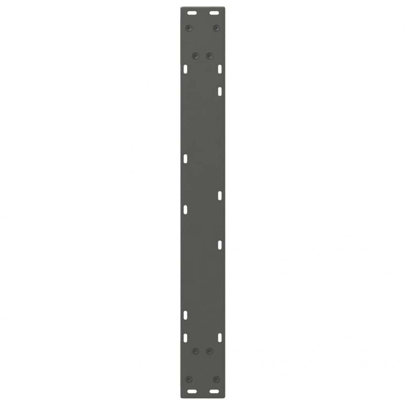 Nogi do stołu jadalnego 2 szt. Antracyt 70x(72-73,3) cm Stal