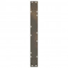 Nogi do stołu jadalnego 2 szt. Naturalna stal 70x(72-73,3) cm Stal