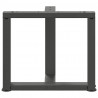Nogi do stolika kawowego w kształcie litery T 2 szt. Antracyt 50x25x(42-43) cm Stal