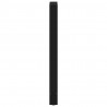 Nogi do stołu barowego czarne 2 szt. 50x(100-101) cm stal