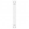 Nogi do stołu jadalnego 2 szt. Białe 80x(72-73,3) cm Stal