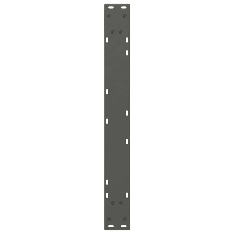 Nogi do stołu jadalnego 2 szt. Antracyt 80x(72-73,3) cm Stal